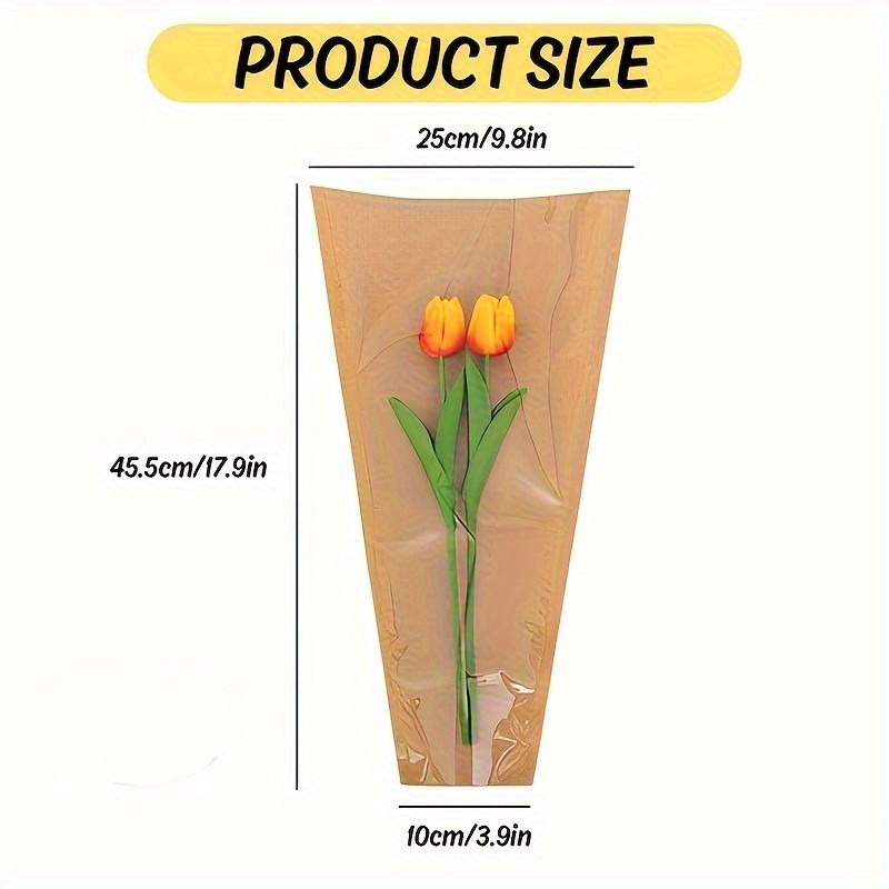 10pcs Transparent Bouquet Pack - Cotton Candy Cone recension och pris
