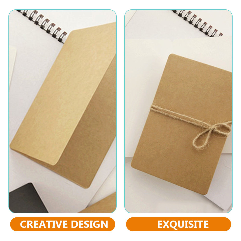 20Pcs Rustic Blank Cards Kraft - Papercraft Supply Invitation recension och pris