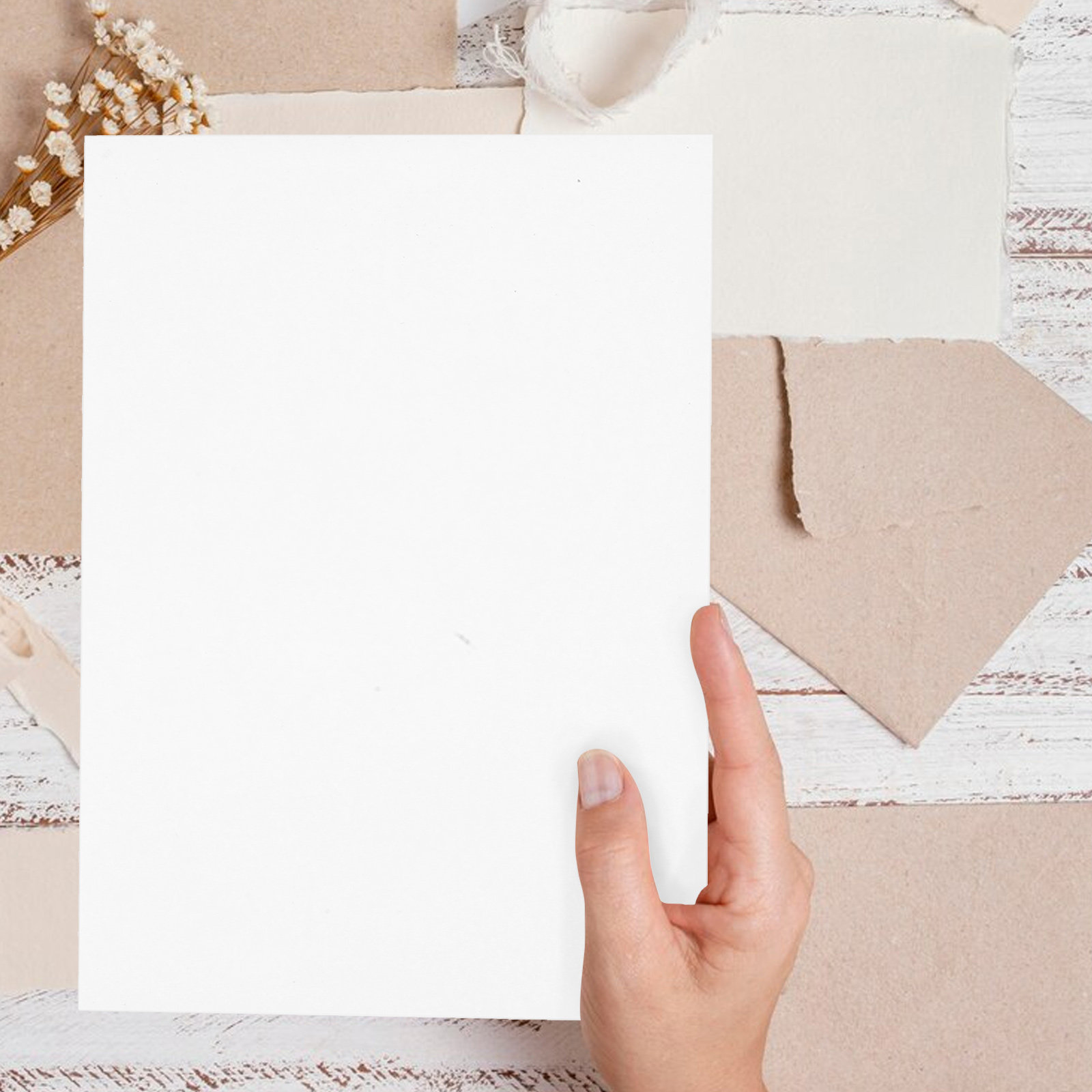 50Pcs Thick White Card Stock P - Papercraft Supply Invitation recension och pris