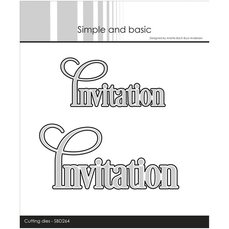 Invitation Words Metal Cutting - Papercraft Supply Invitation recension och pris