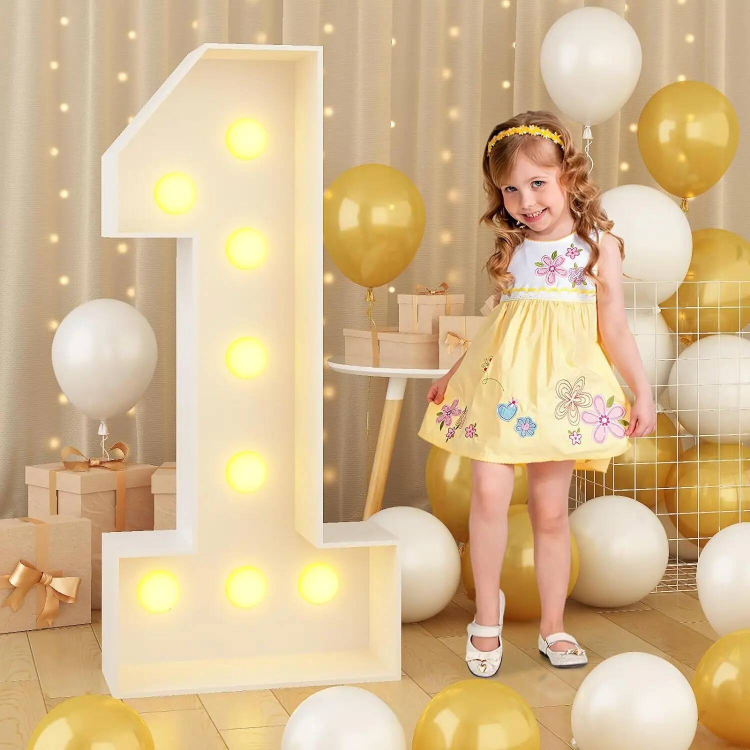 Giant Number Led Light for Kid - Led Balloon Light recension och pris