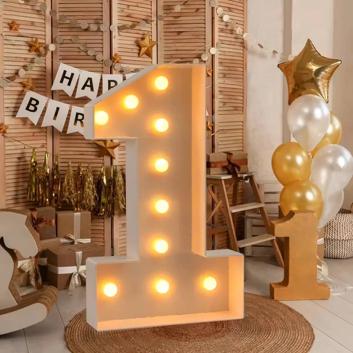 Giant Number Led Light for Kid - Led Balloon Light recension och pris
