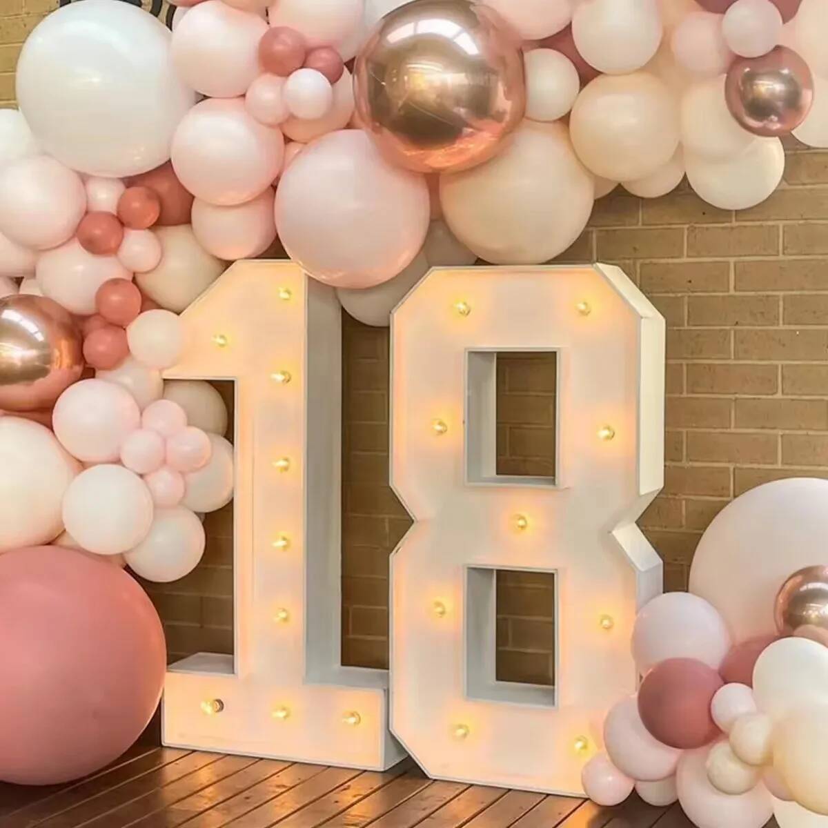 Giant Number Led Light for Kid - Led Balloon Light recension och pris