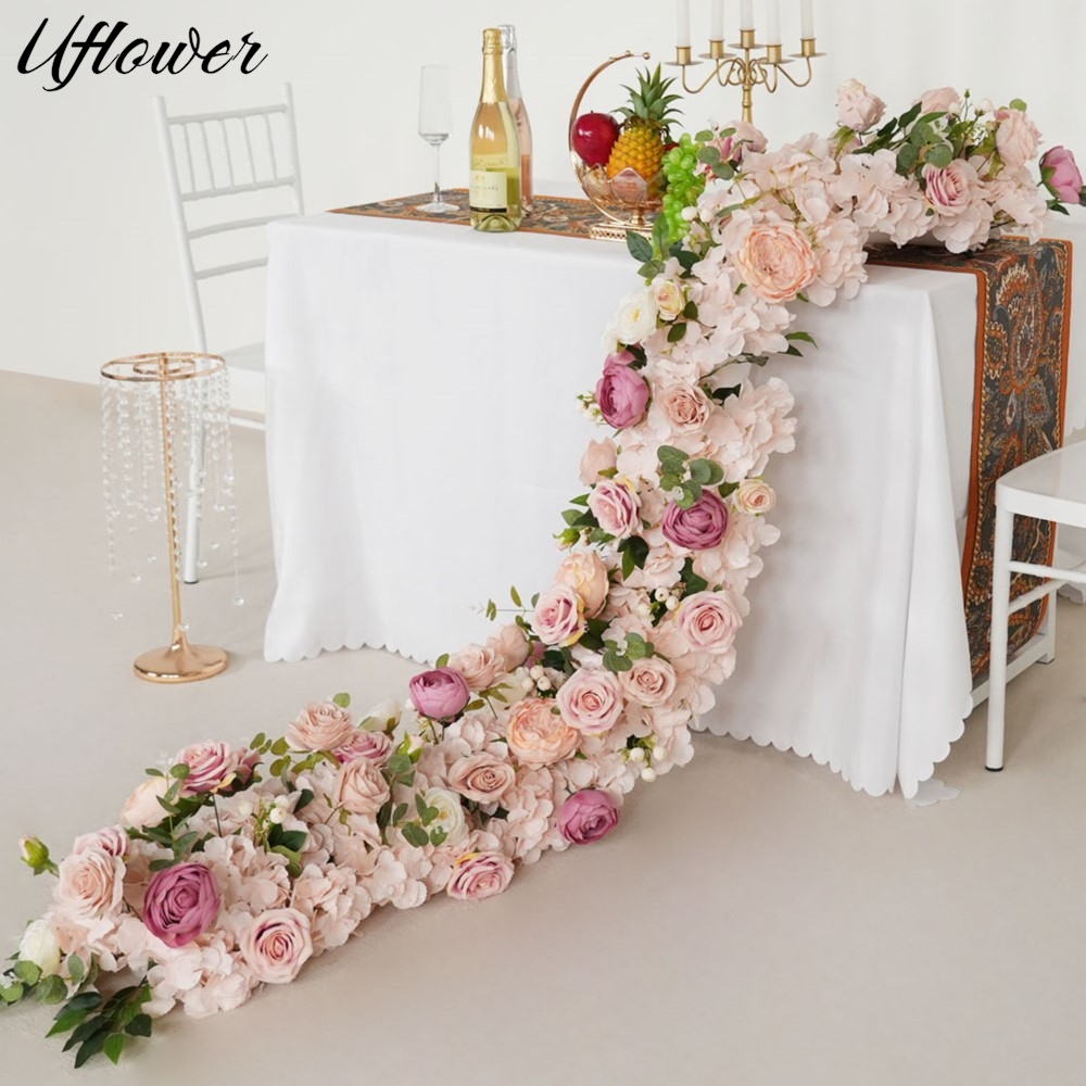 Uflower 200cm Pink Rose Hydran - Flower Wall Panel recension och pris
