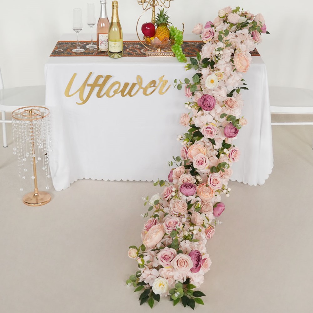 Uflower 200cm Pink Rose Hydran - Flower Wall Panel recension och pris
