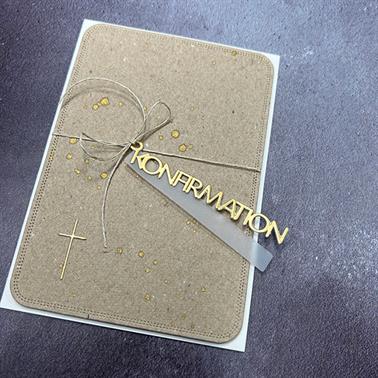 Student Invitation Words Metal - Papercraft Supply Invitation recension och pris