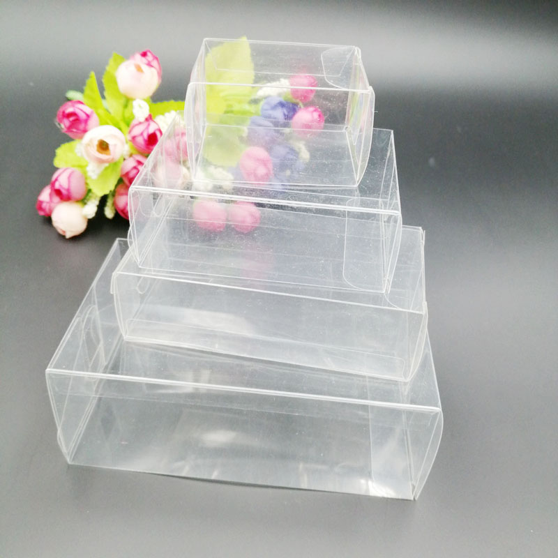 50pcs ABC Rectangle Transparen - Event Party Box recension och pris