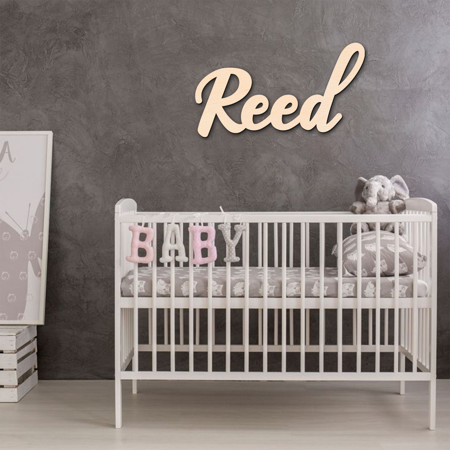 1pc personalized wooden surnam - Eve Party recension och pris
