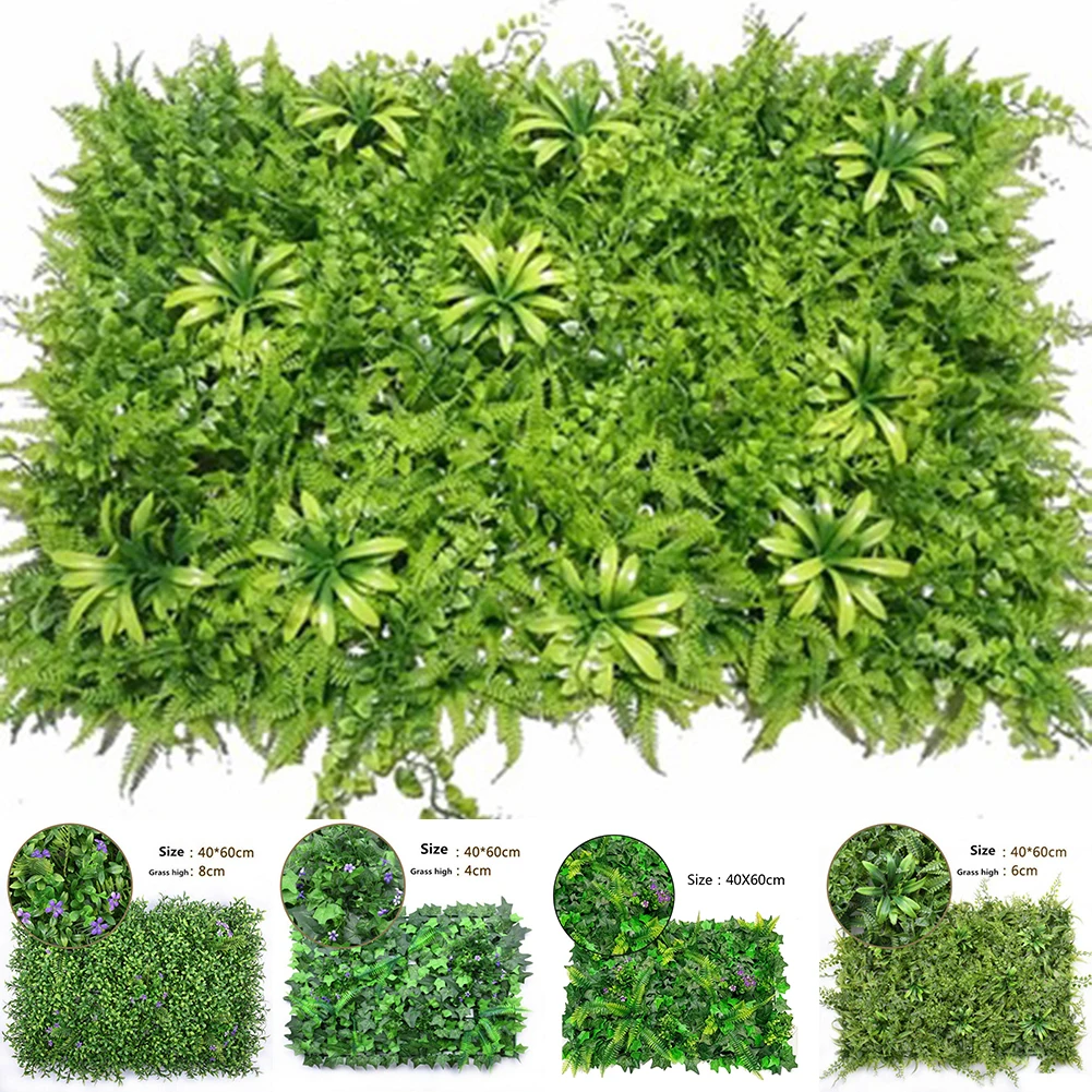 40*60cm Artificial Lawn Plant  - Flower Wall Panel recension och pris