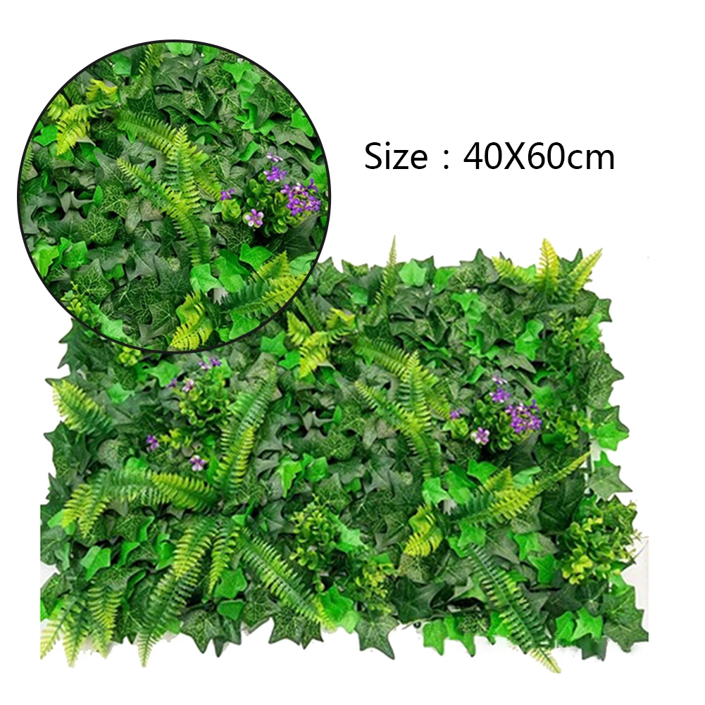 40*60cm Artificial Lawn Plant  - Flower Wall Panel recension och pris