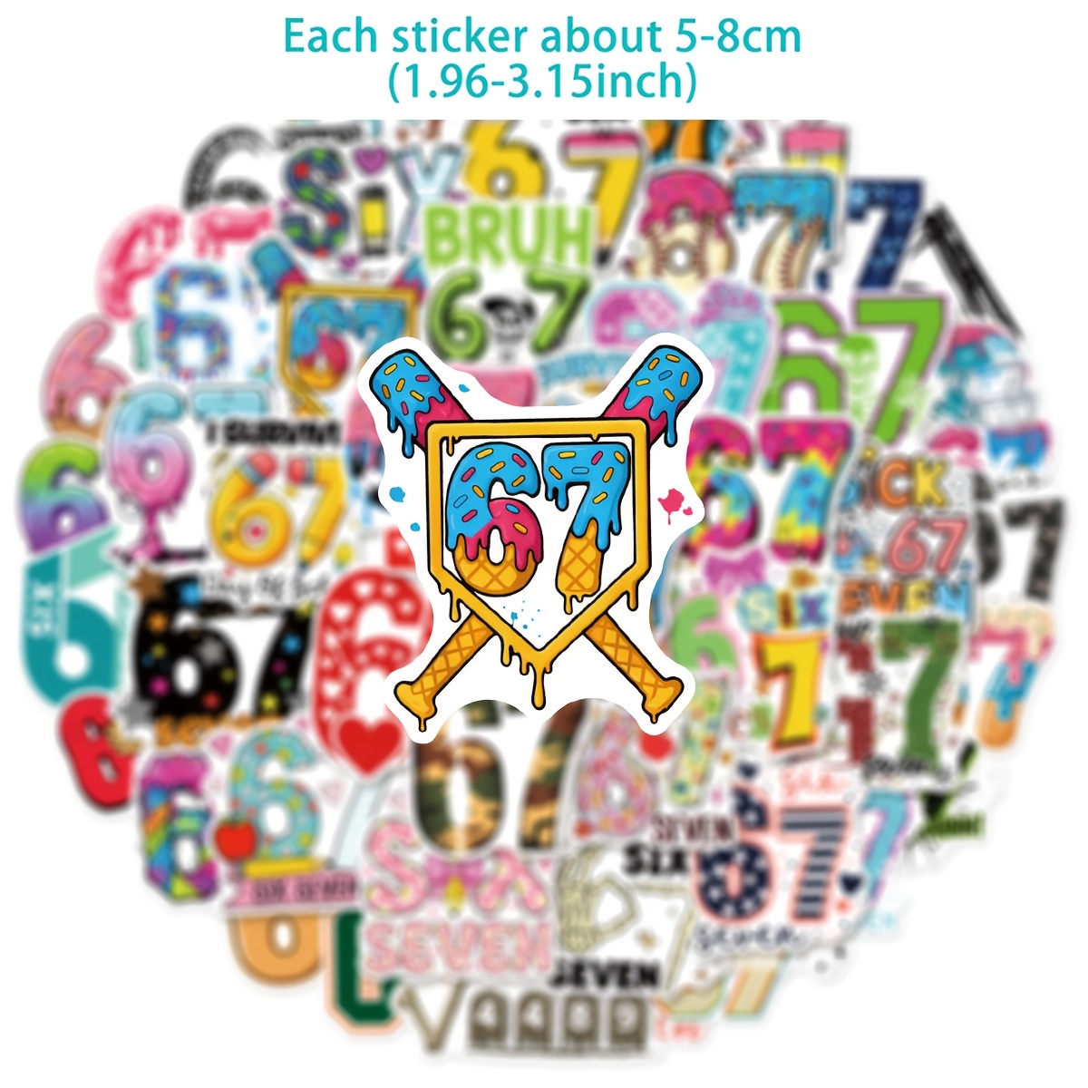 50pcs Number 67 Digital Graffi - Plastic Cup 50Pcs recension och pris