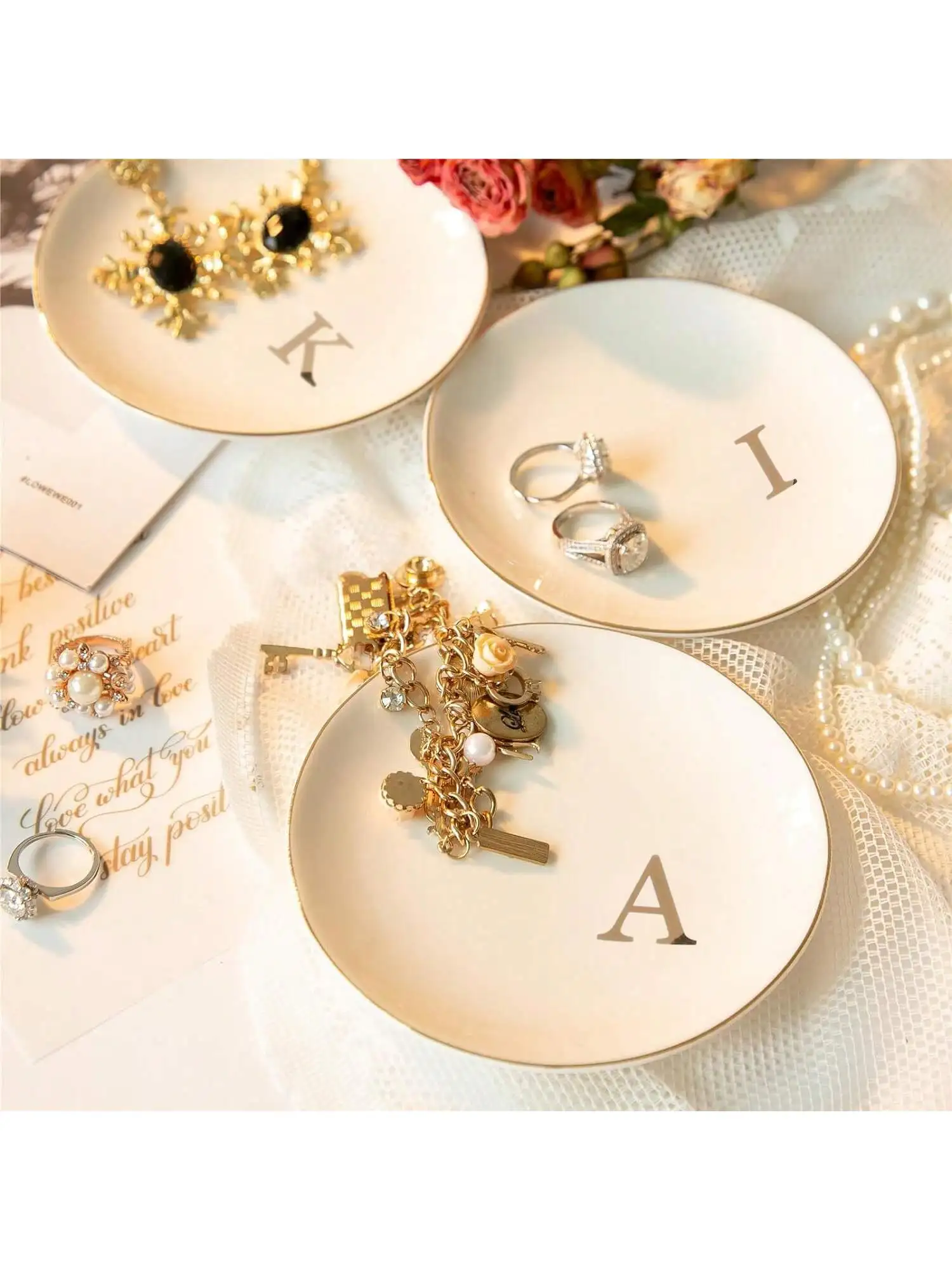 Initials Ring Dish Jewery Tray - Event Z recension och pris