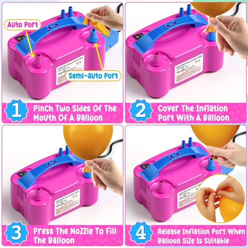 1pc, Balloon Inflatable Electr - Balloon Pump Hand recension och pris