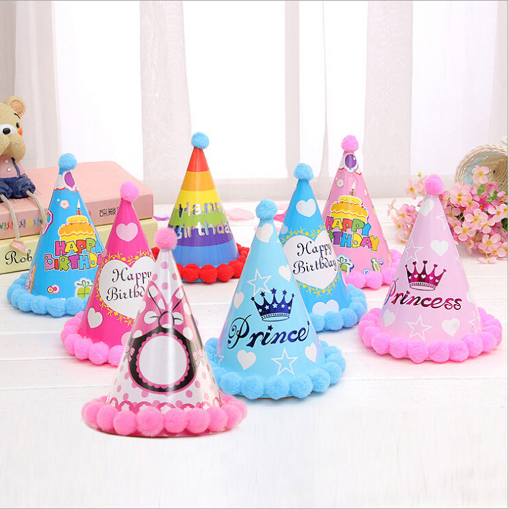 12Pcs Birthday Party Hats Colo - Party Hat Cone recension och pris