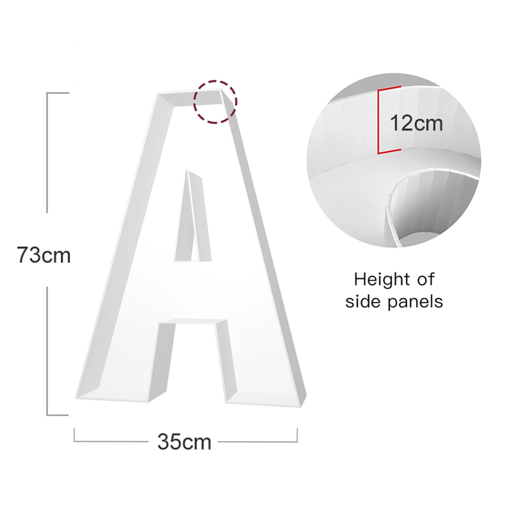 2.4FT Letters Balloons Frame M - Event Z recension och pris
