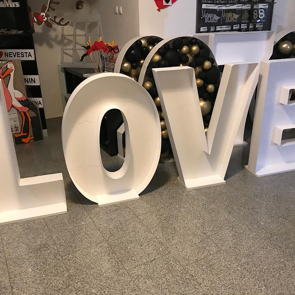 2.4FT Letters Balloons Frame M - Event Z recension och pris