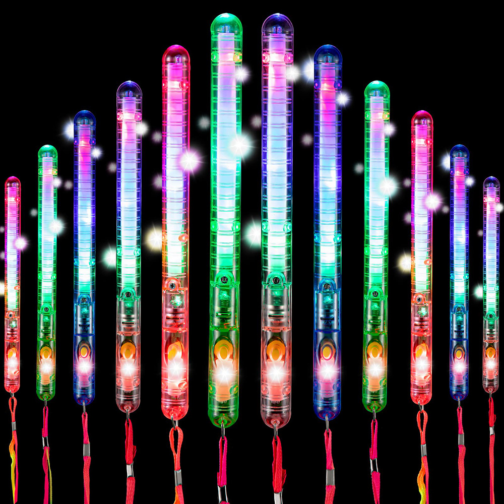 8/12/16Pcs Fiber Optic Wands G - Cotton Candy Cone recension och pris