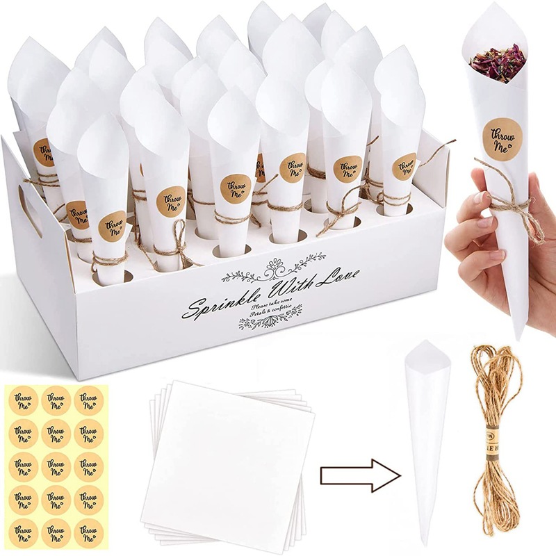 Wedding Confetti Cone Stand Bo - Cotton Candy Cone recension och pris