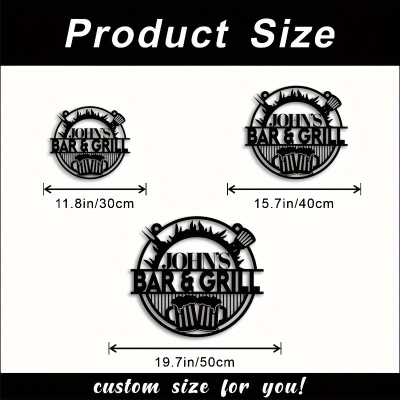 Customizable Wrought Iron Sign - Eve Party recension och pris