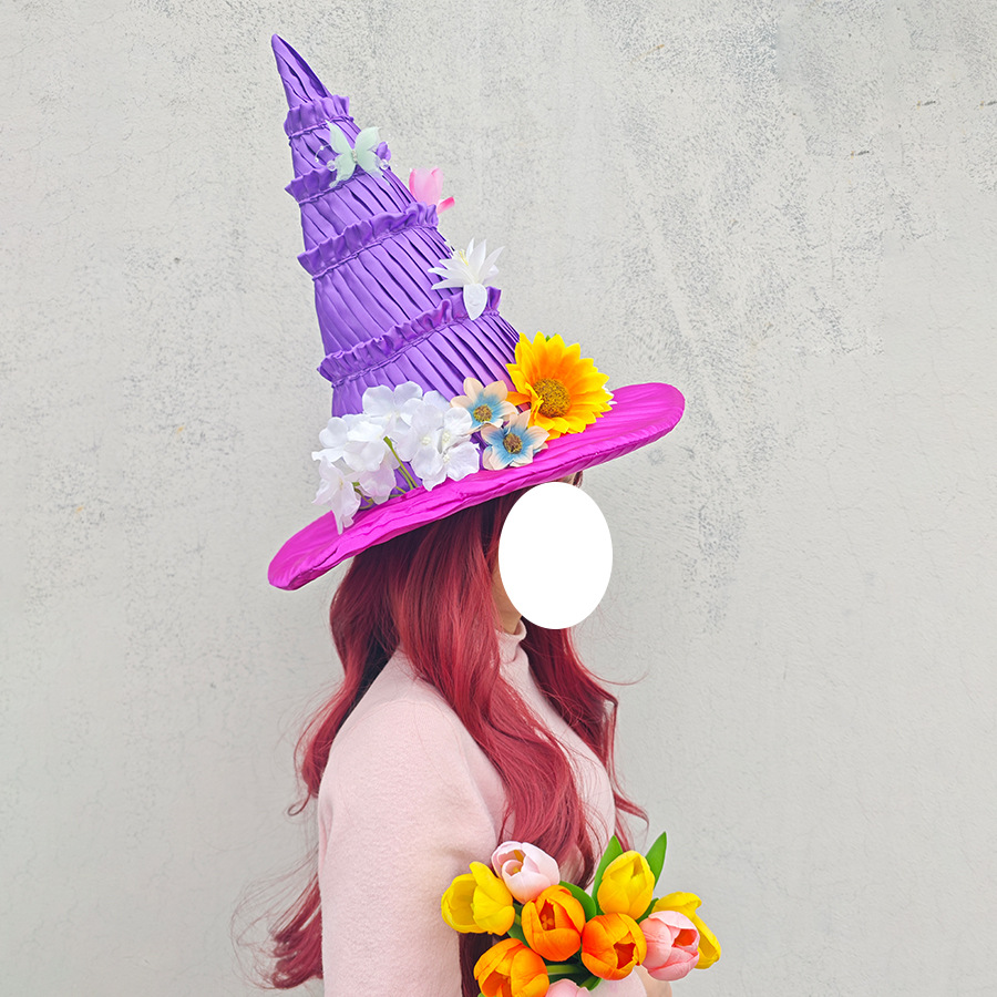 Easter Witch Hat Magic Girl Ha - Party Hat Cone recension och pris