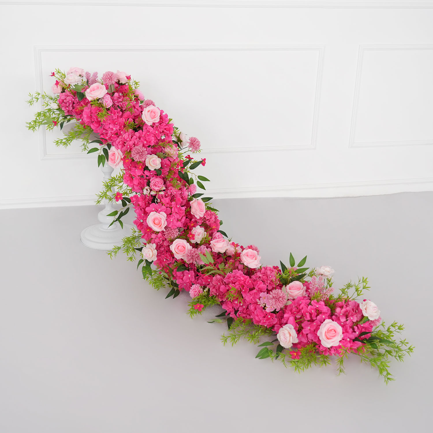 Uflower 1m/2m Pink Rose Hydran - Flower Wall Panel recension och pris