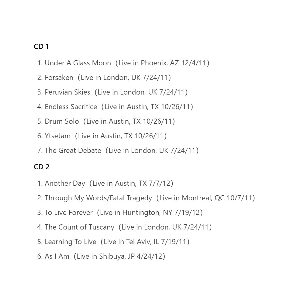 CD Dream Theater's 11th studio - Event & Party Supply recension och pris