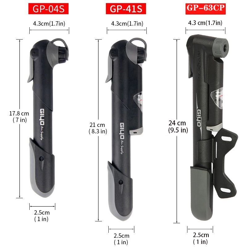 GIYO Pump Bicycle Pump Mini Ha - Balloon Pump Hand recension och pris